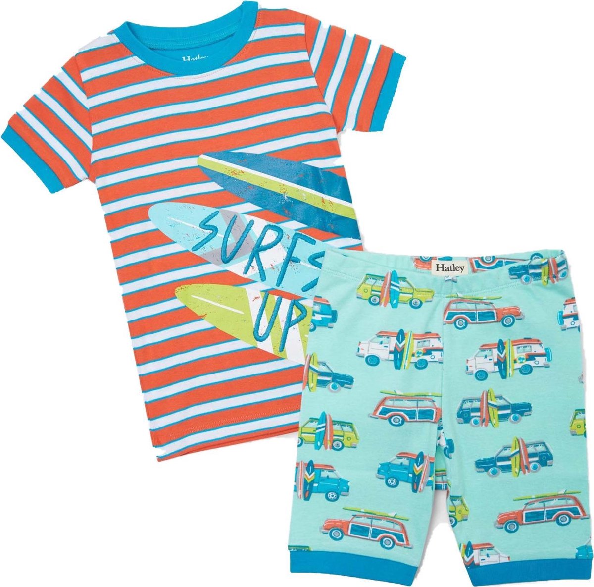 Hatley Jongens 2-delige Korte Pyjama Surfs Up