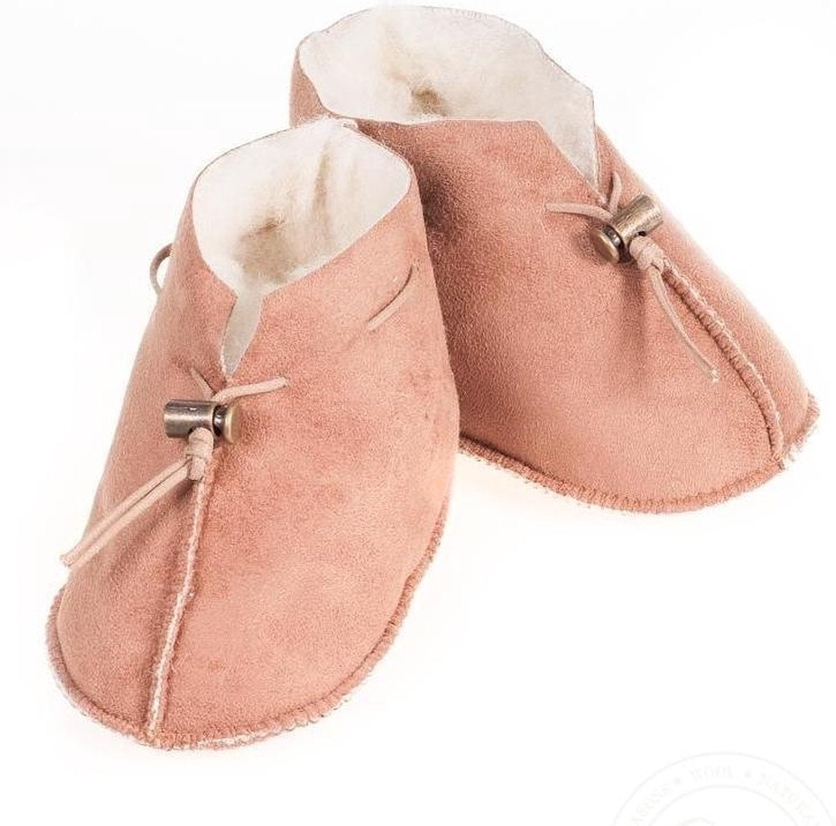 Alwero - Alwero babyslof Emo Velours Licht bruin 6-12 mnd