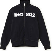 Dsquared2 Sweatvest met logoprint - Zwart - Maat 140