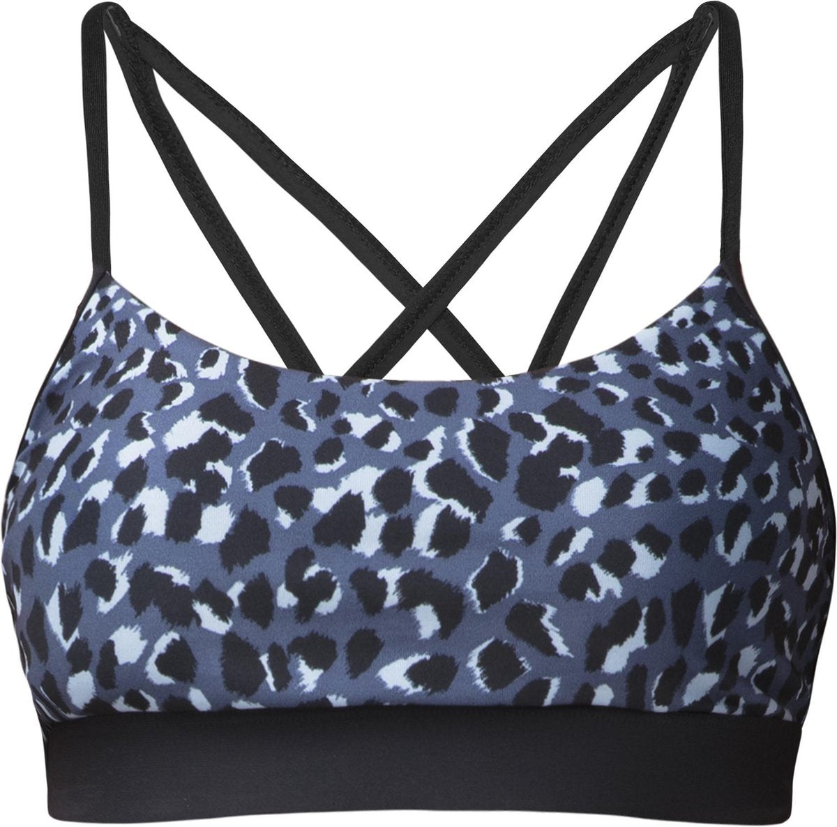 Rohnisch Flattering Sports Bra Dames Sportbeha - Dusty Blue Spot - Maat L