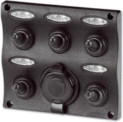 LED SCHAKELPANEEL MET 12 V STOPCONTACT