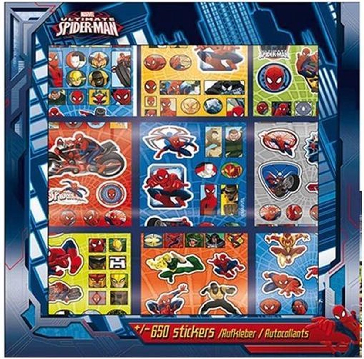 Sticker Geschenkdoos Spiderman 650-delig