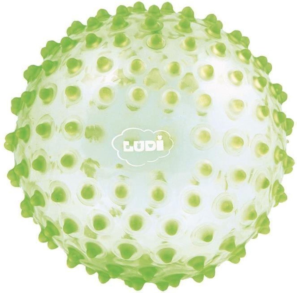 LUDI Sensorial Ball Green - Diameter 20 cm