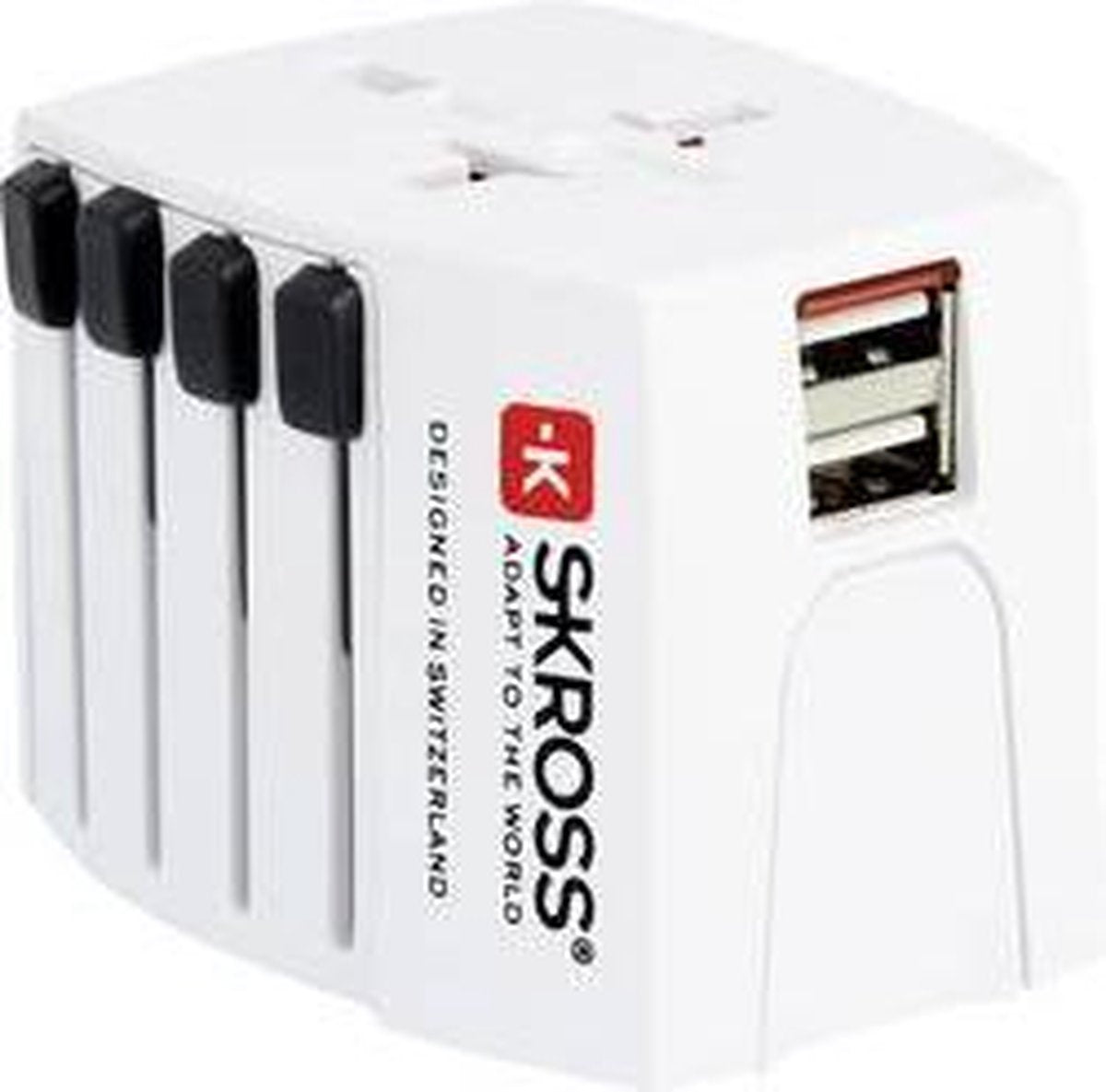 Skross Reisstekker  World Travel Adapter MUV USB