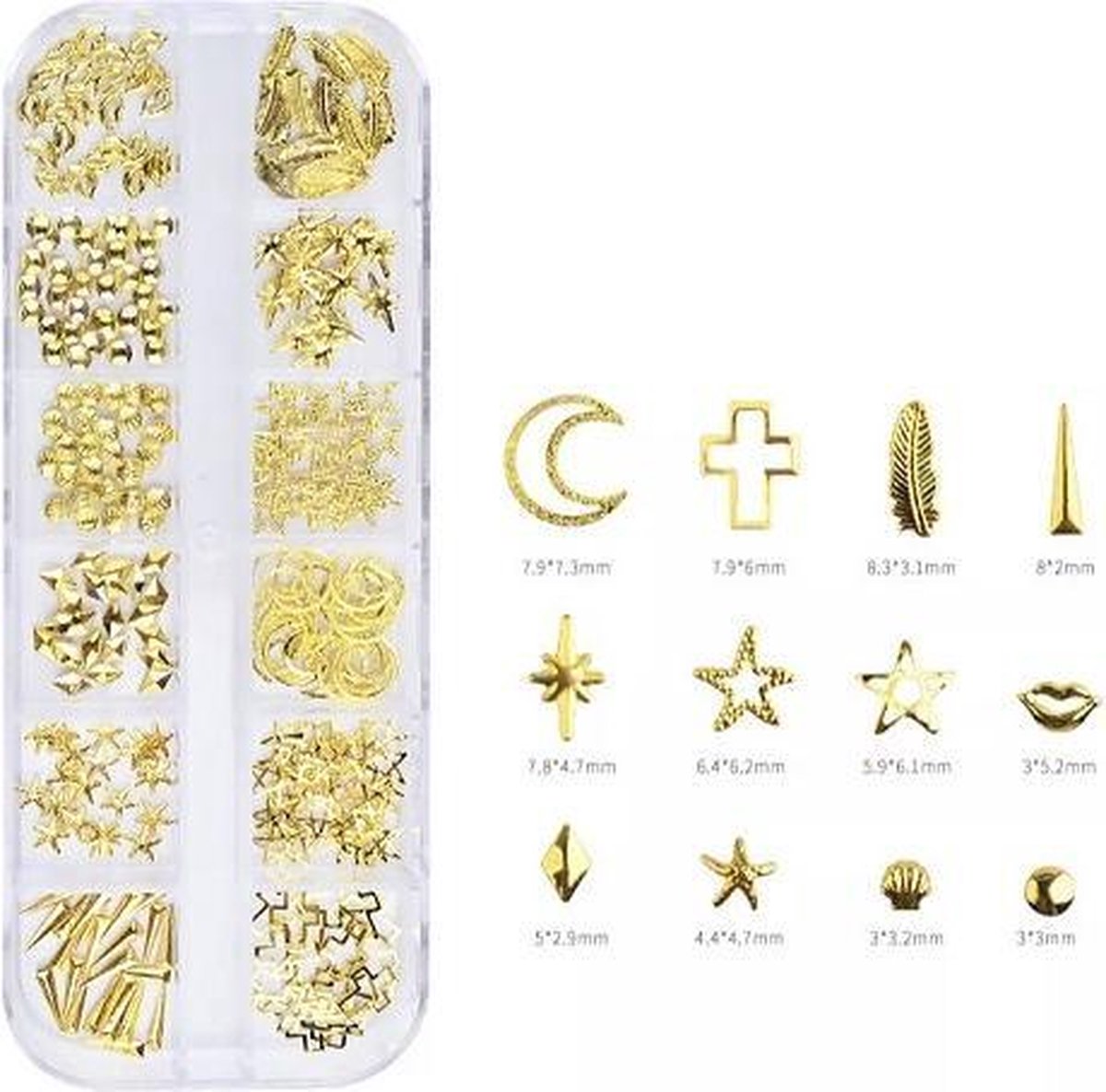 VSE nagel decoratie set NS-03 goud