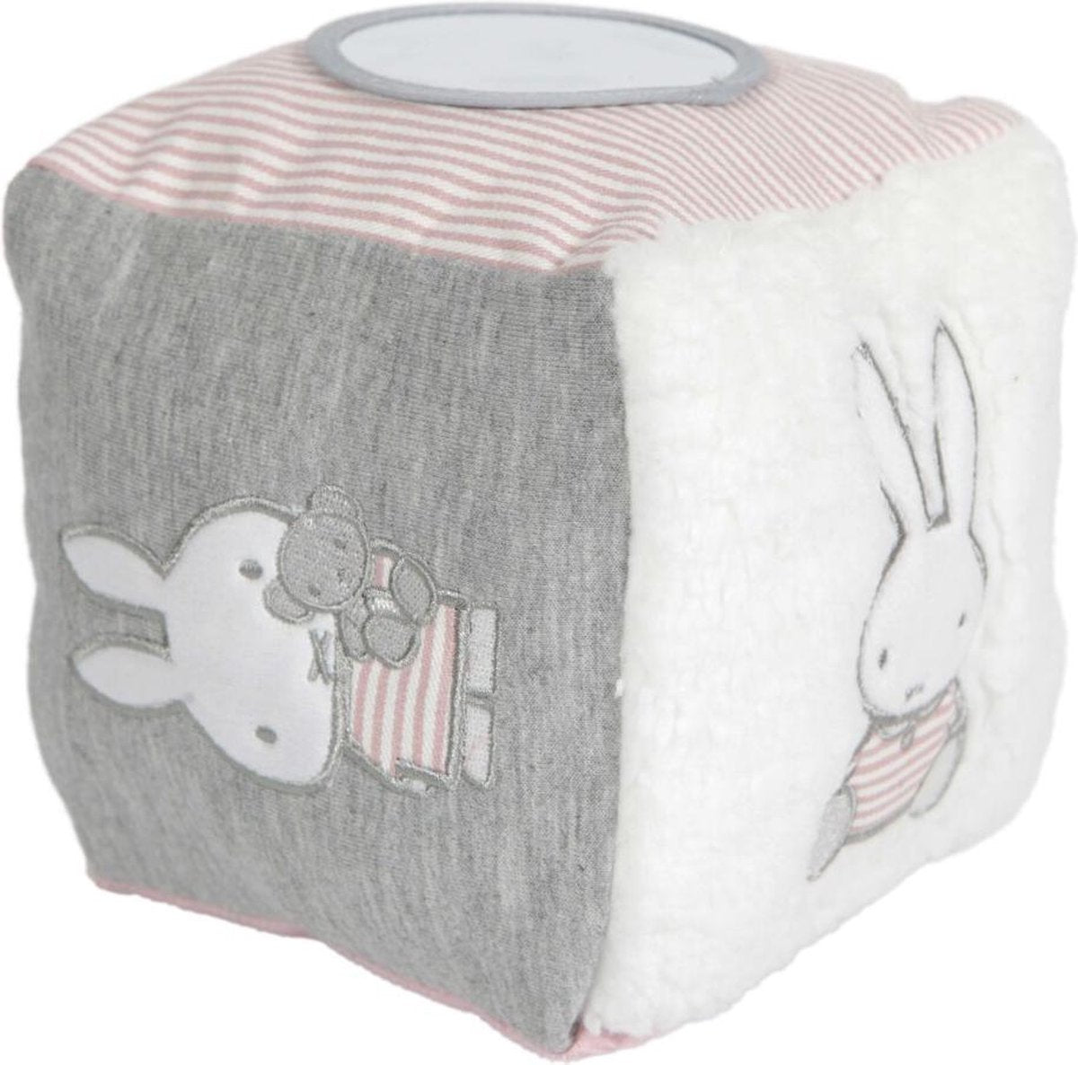 Nijntje Knuffel-Activiteitenkubus Roze/Grijs