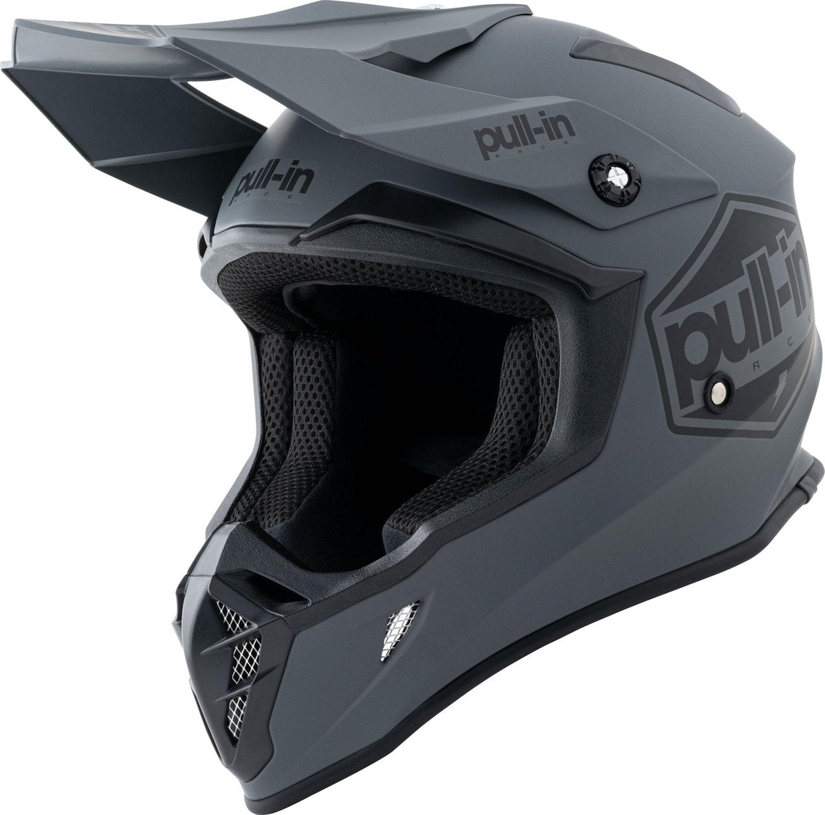 Pull-In Crosshelm Solid Matt Grey 2021- 57/58cm - M