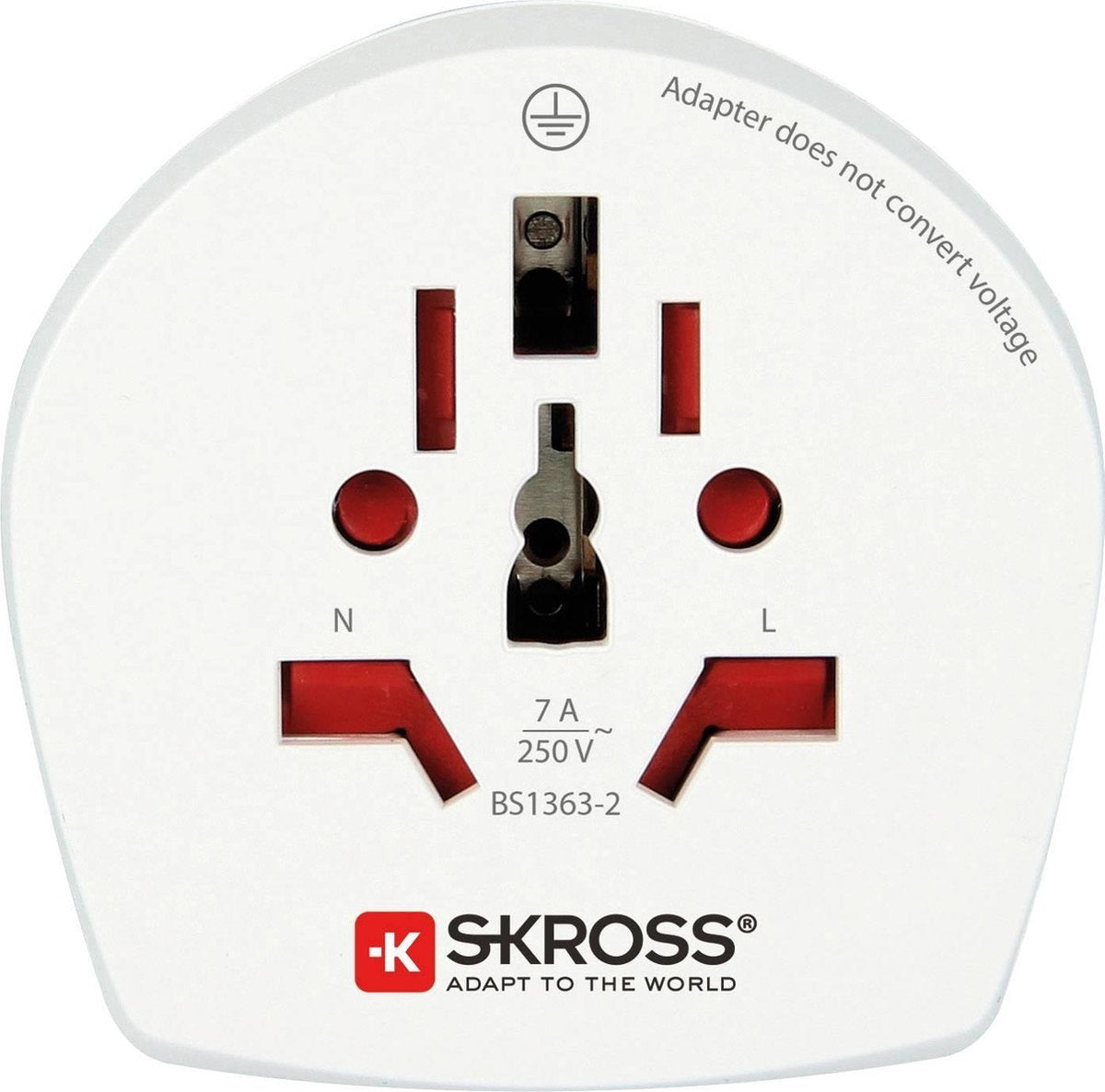 Skross SKR1500225E Travel Adapter World-to-uk Earthed