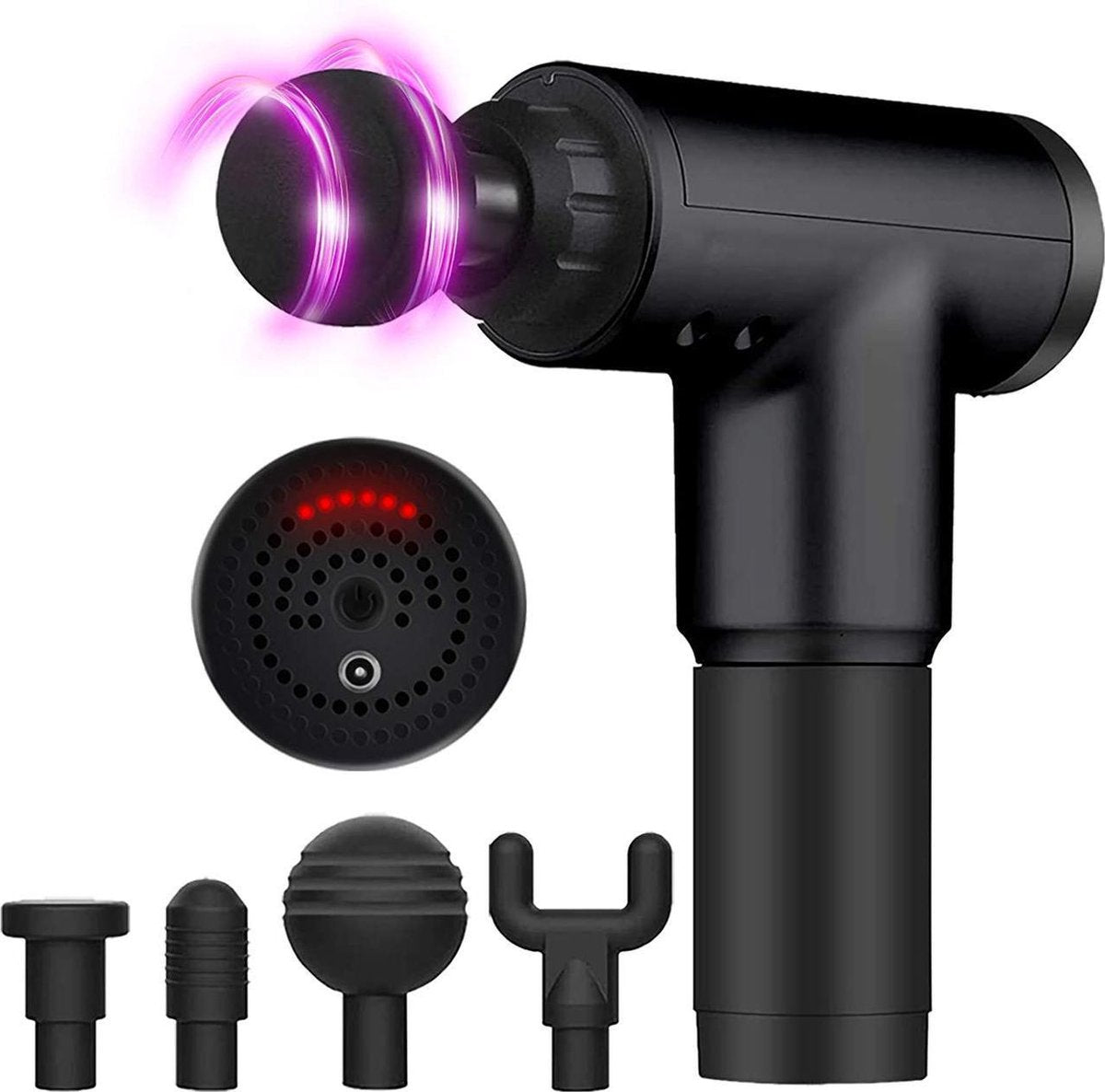 Massagepistool - Massage Gun - Massage Apparaat - Fullbody - 4 Opzetstukken