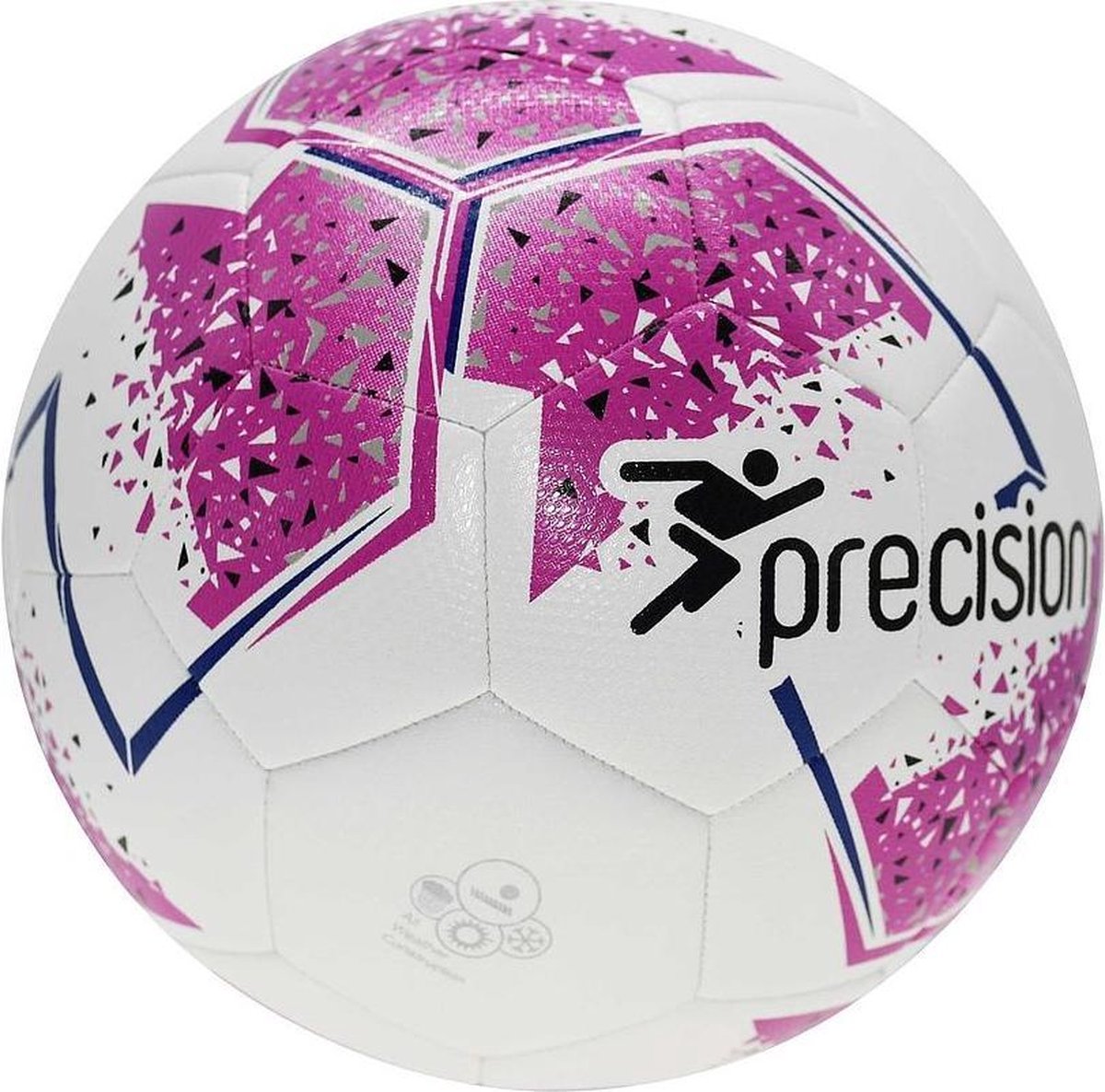 Precision Trainingsbal Fusion 400-440 Gr Pu Wit/paars Maat 5