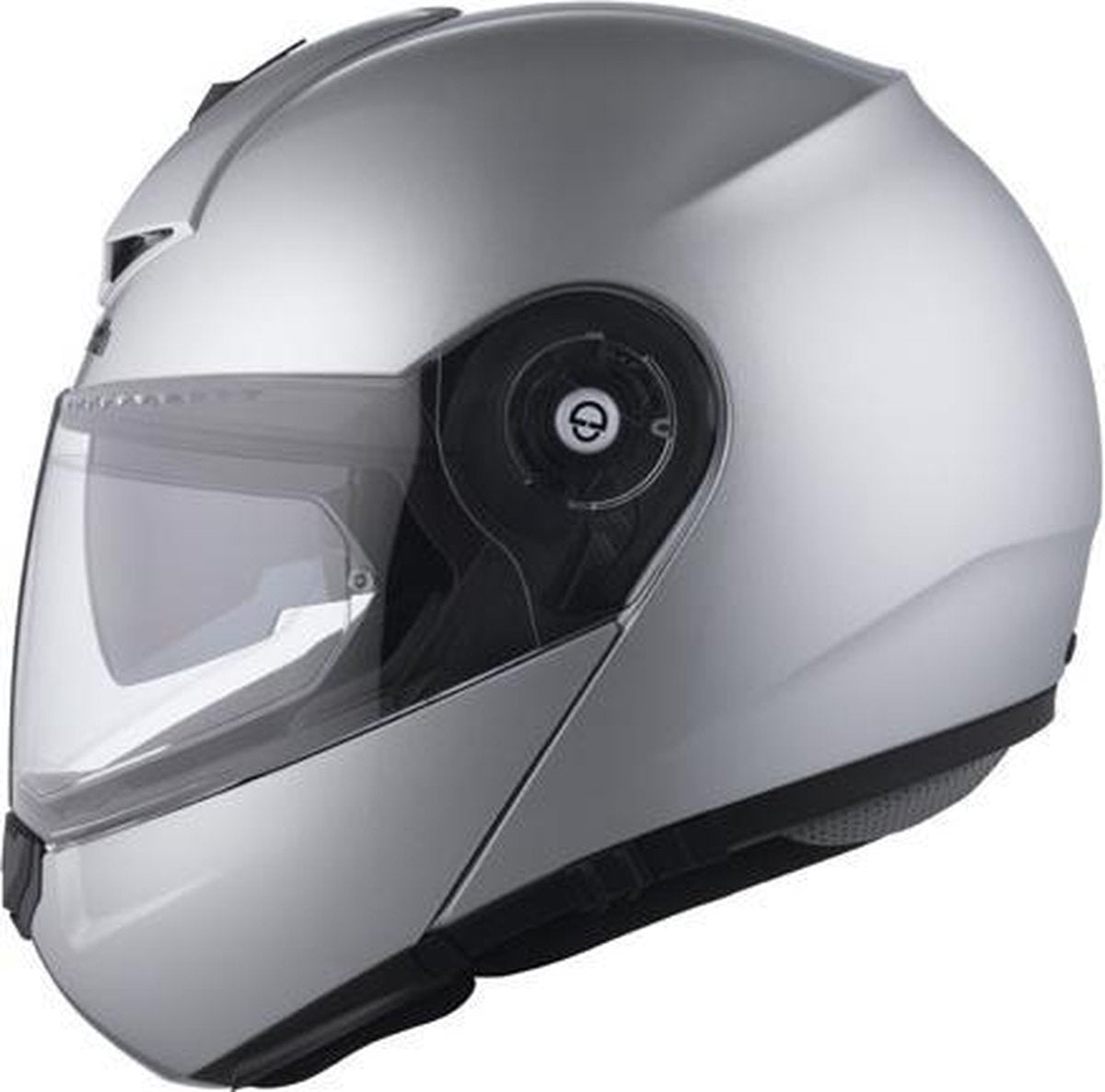 Schuberth C3 Pro Glossy Zilver Systeemhelm - Motorhelm - Maat 52