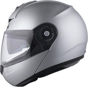 Schuberth C3 Pro Glossy Zilver Systeemhelm - Motorhelm - Maat 52