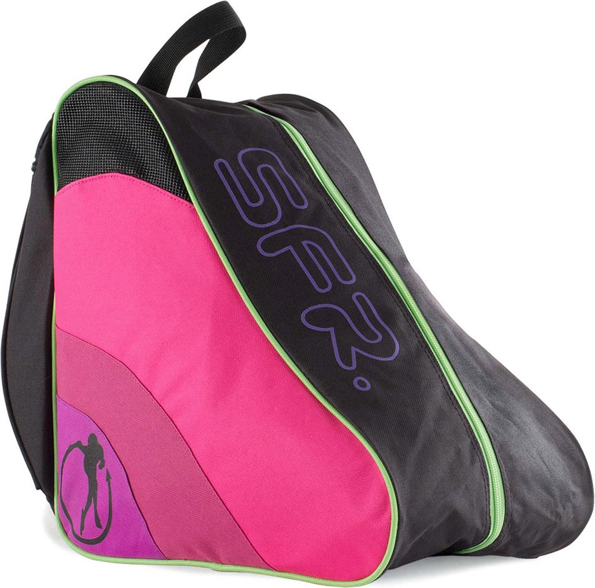 SFR Sporttas - roze/zwart/paars
