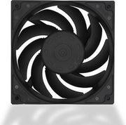 F120 Computer CPU Radiator Koelventilator (zwart)