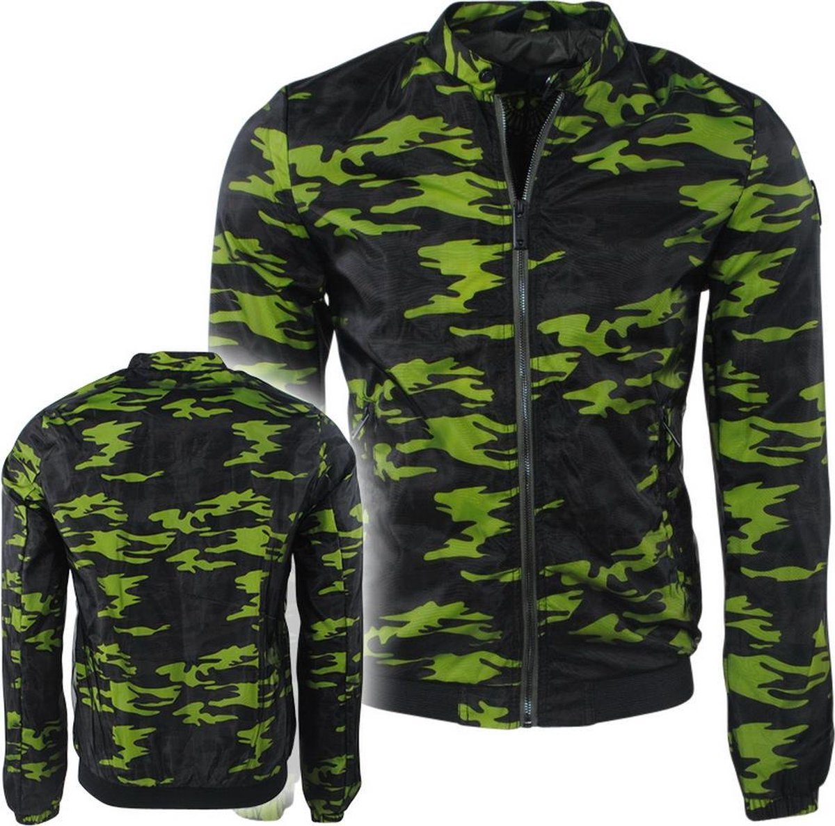 Nickelson 3.0 - Heren Zomerjas - Camouflage - Crow - Army