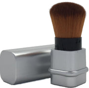 JACKY & ROSHER Kabuki Brush - Make-Up Kwast - Zilver - Traveller