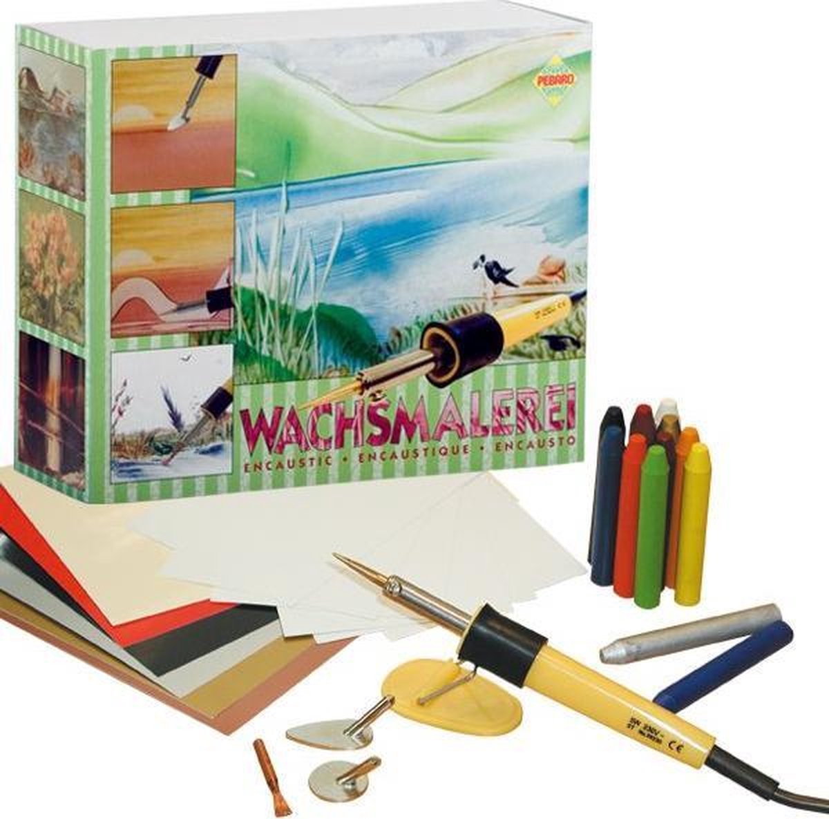 Pebaro Encaustic Set 0279 - incl. wasblokken en waskaarten
