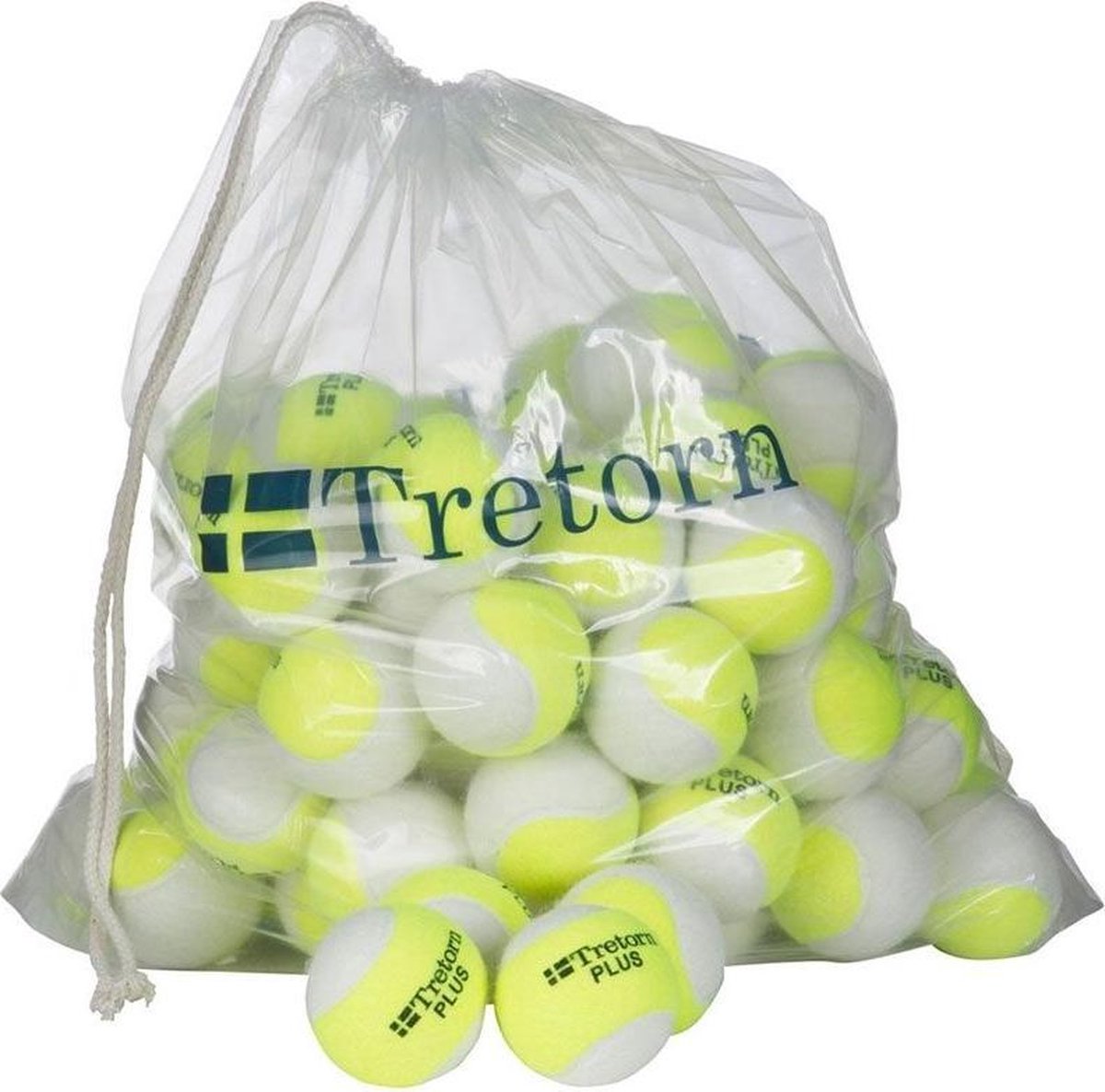 Tretorn Plus 72 Stuks Geel/Wit Bag