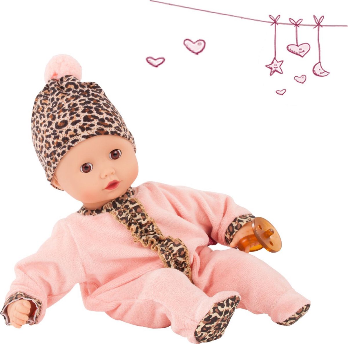 Götz babypop Muffin Leopard 33cm