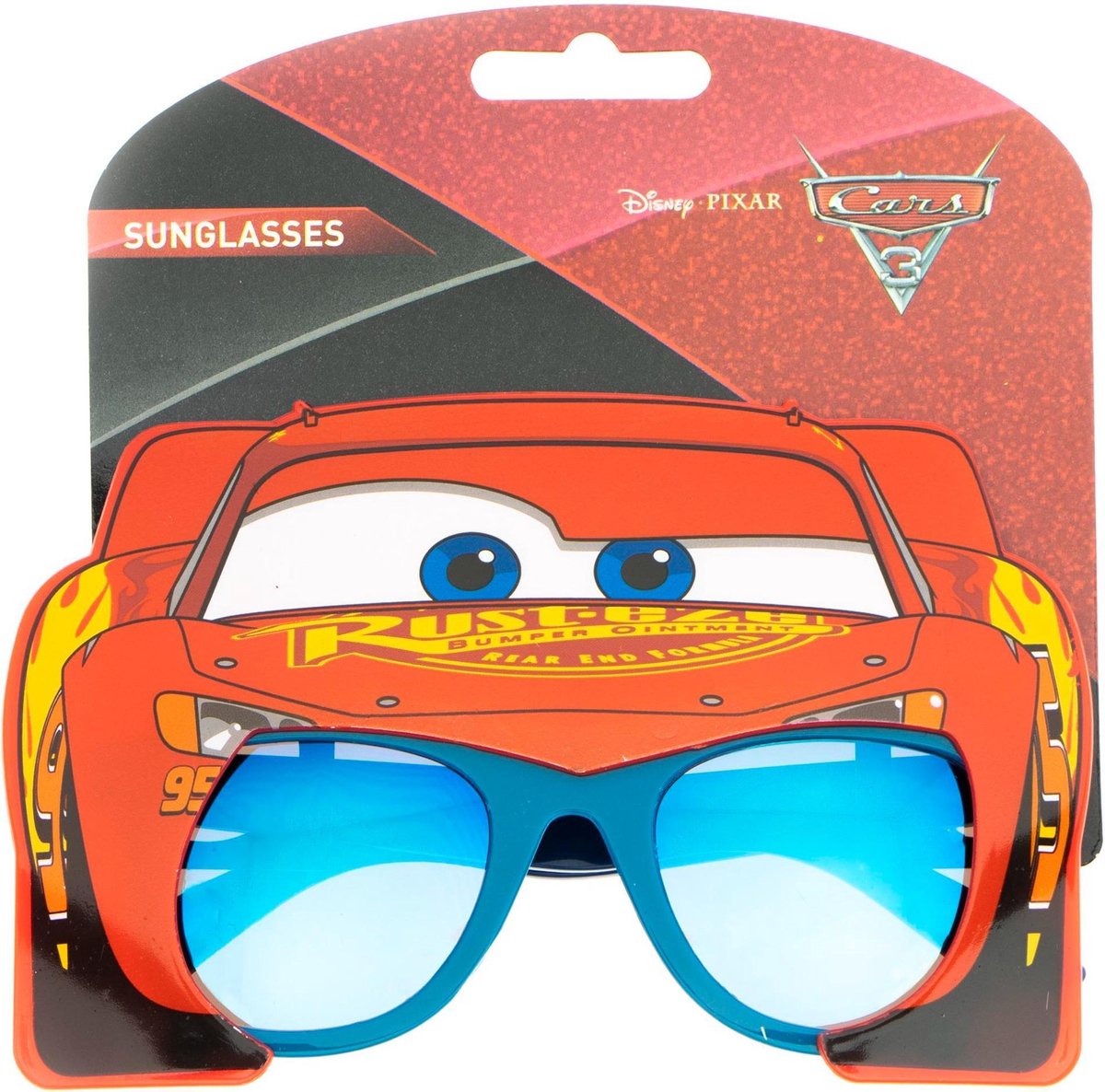 Cars zonnebril - Rood / Blauw - Kunststof