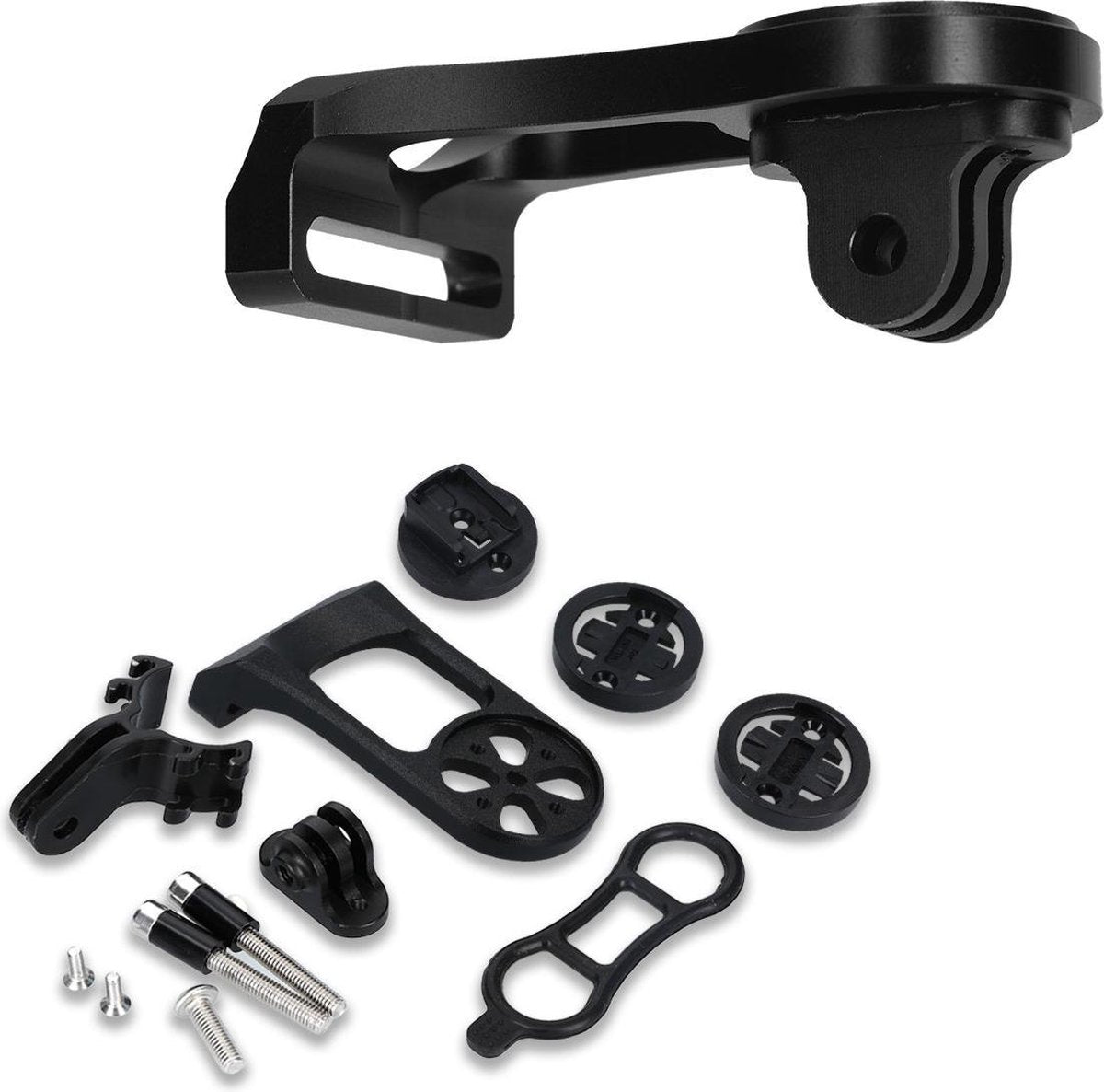 kwmobile houder voor Garmin Edge / Bryton Rider / CatEye - Fietshouder voor navigatiesysteem - Stuurhouder in zwart