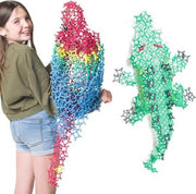 Constructiespeelgoed Clip it  100 Stuks - geleverd met mooie geschenkzak dieren