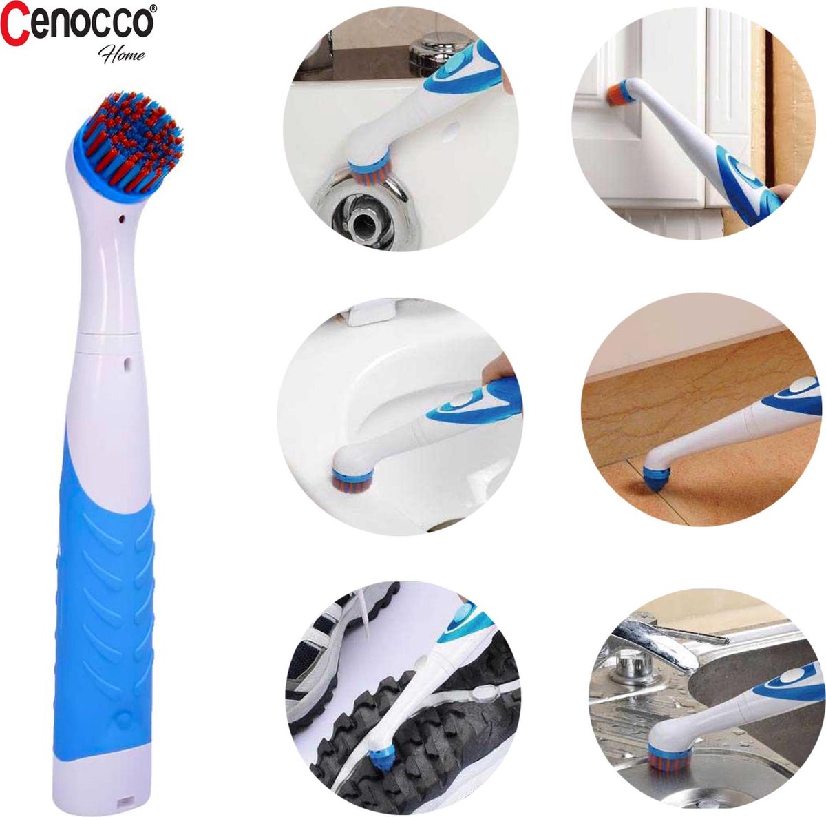 Cenocco CC-9060 Sonic Scrub - Elektrische Precisie-Reinigingsborstel