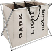 TecTake - wasmand triple - beige