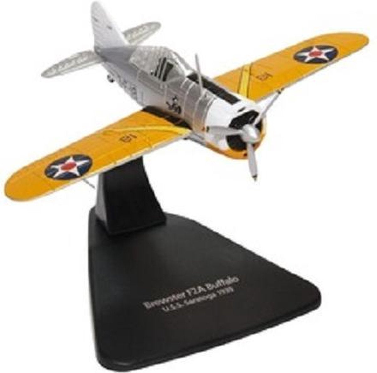 Oxford Diecast Brewster vliegtuig warbirds USS Saratoga 1939- F2A Buffalo