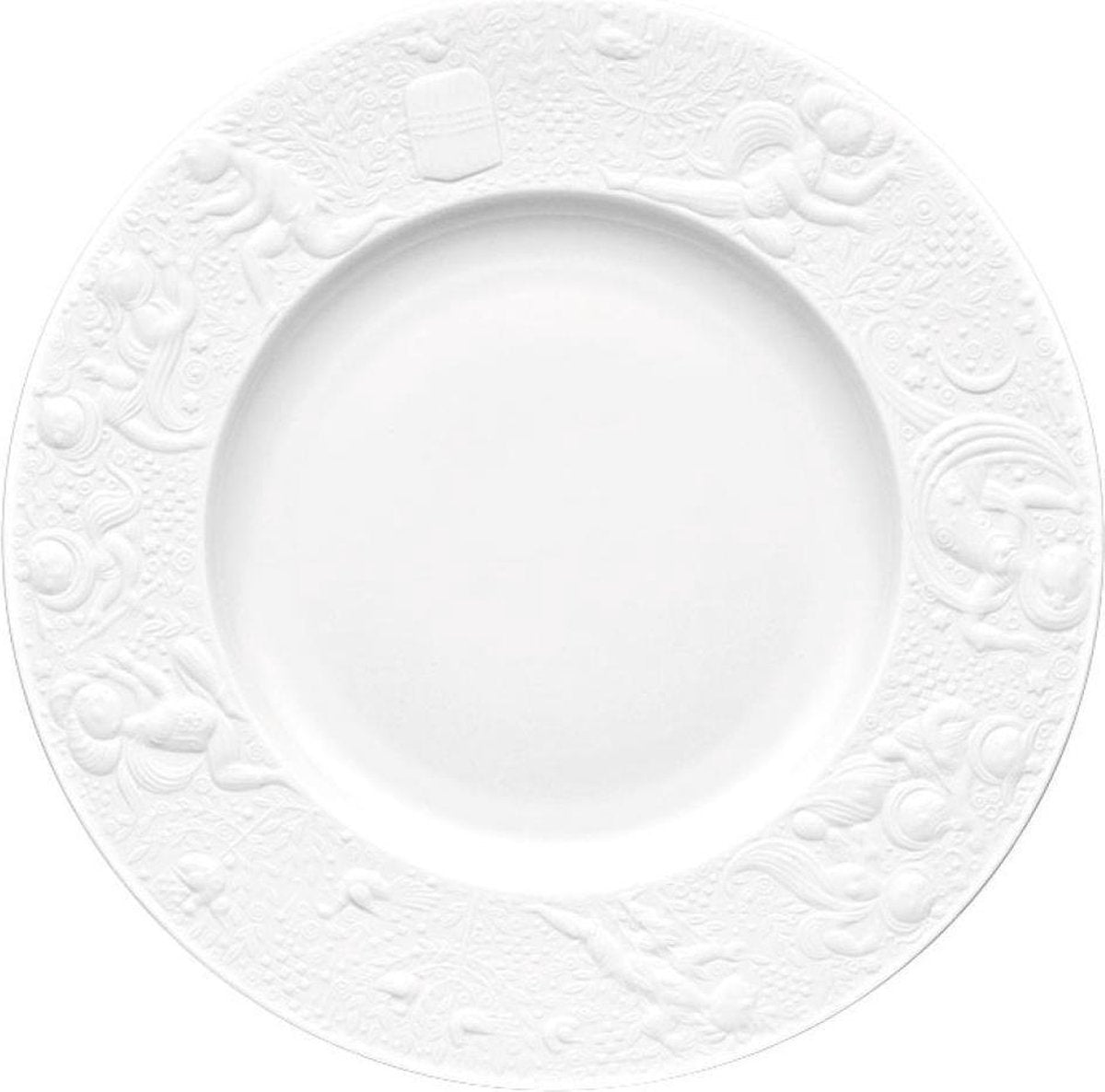 ROSENTHAL STUDIO LINE - Zauberfloete White - Plat bord 22cm
