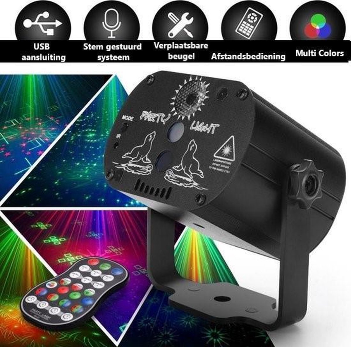 XatiX Stroboscoop Party Light