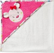 Fehn Badcape Hert Roze/ Wit 80 Cm