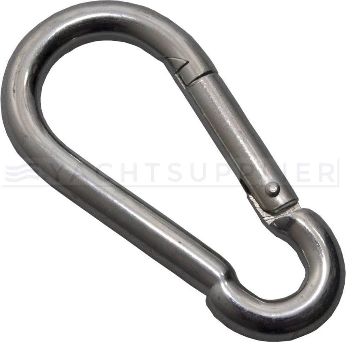 Musketonhaak Rvs - 6x60mm - Rvs 316