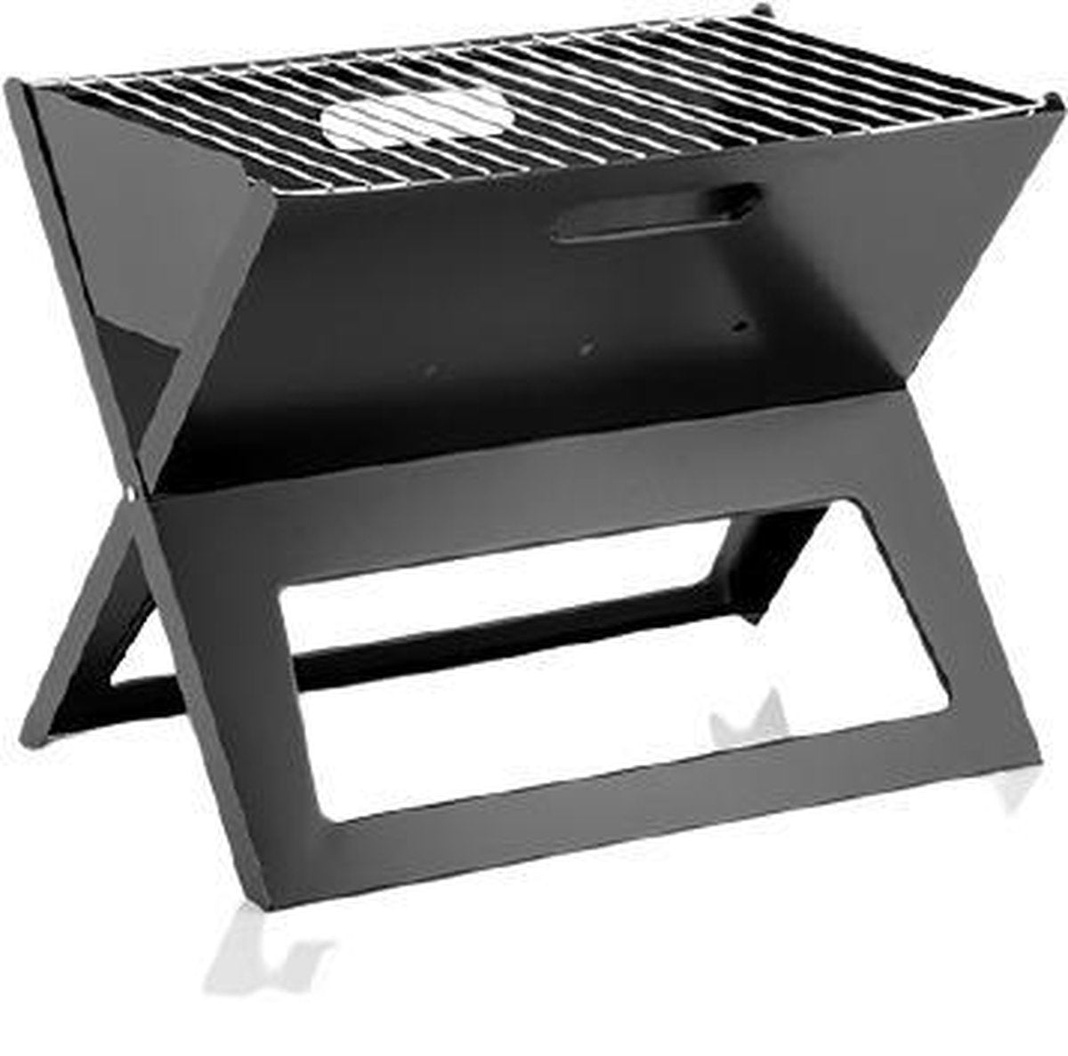 Innovagoods inklapbare BBQ | Barbecue voor gebruik met houtskool | Tuin | Park | Strand | camping