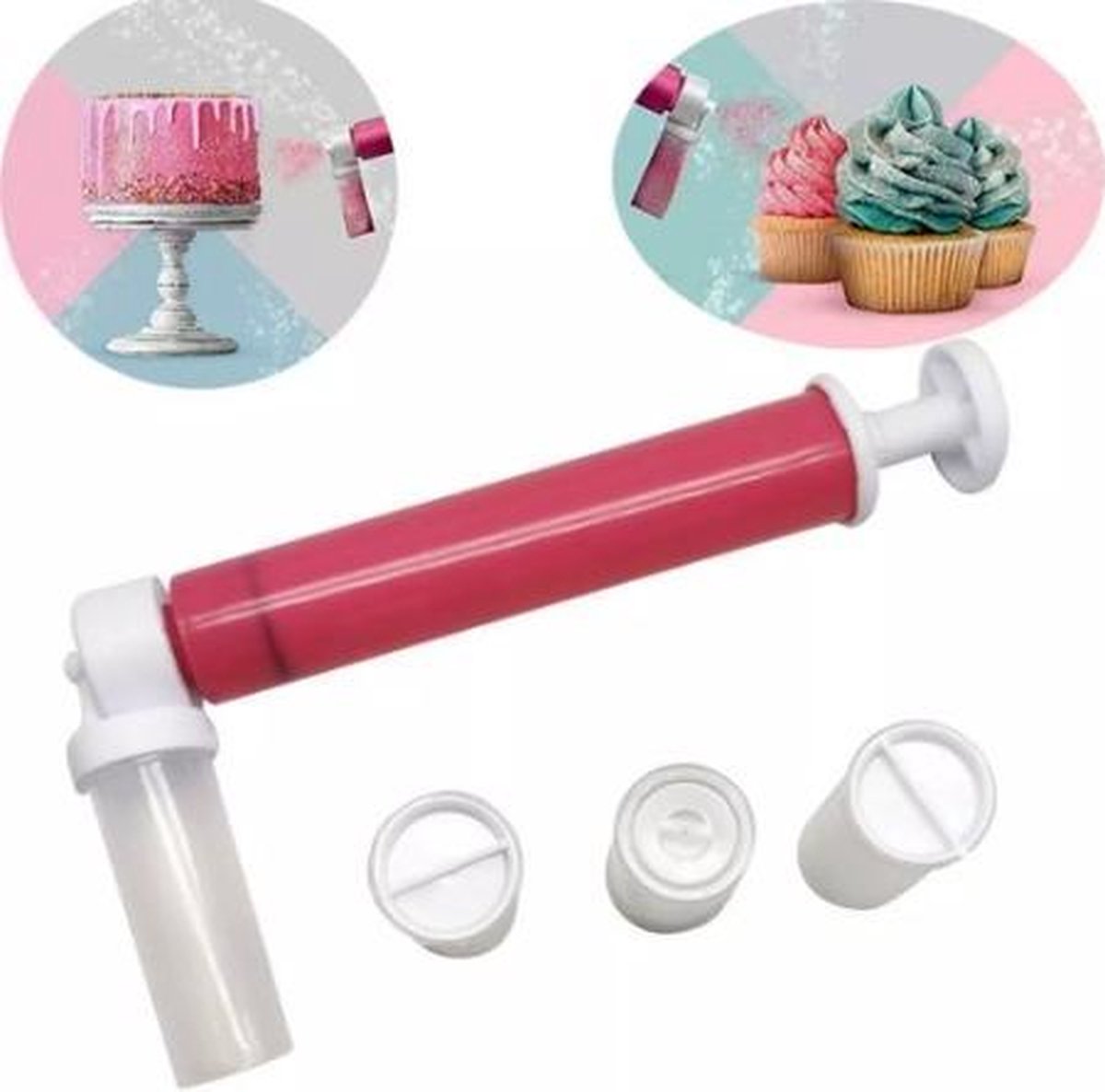Handmatige Airbrush Taartdecorateur - Multi-Purpose Pastry Sprayer - Taart Airbrusher - Decorating Tool - Baking Tool - voegt kleur toe aan de taart !