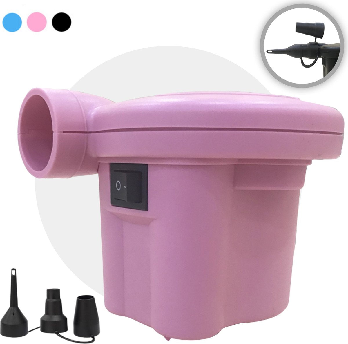 Elektrische pomp - Opblaaspomp - Luchtpomp - 2 Meter Kabel - 4 Liter p/m