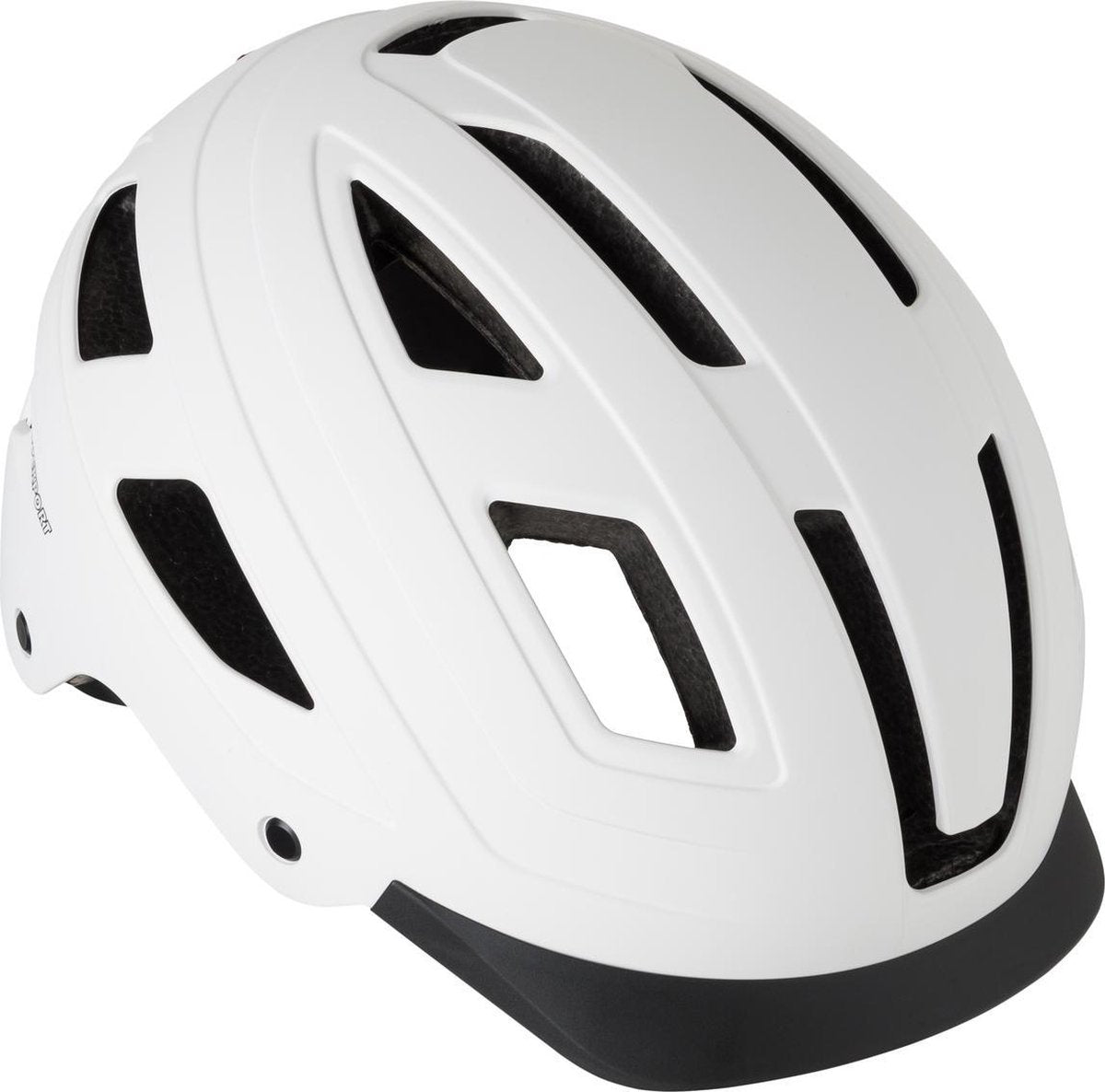 AGU Cit-E IV Led Fietshelm - Wit - L/XL - incl. Led licht