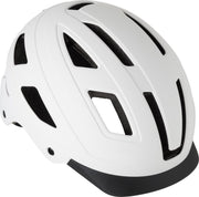 AGU Cit-E IV Led Fietshelm - Wit - L/XL - incl. Led licht