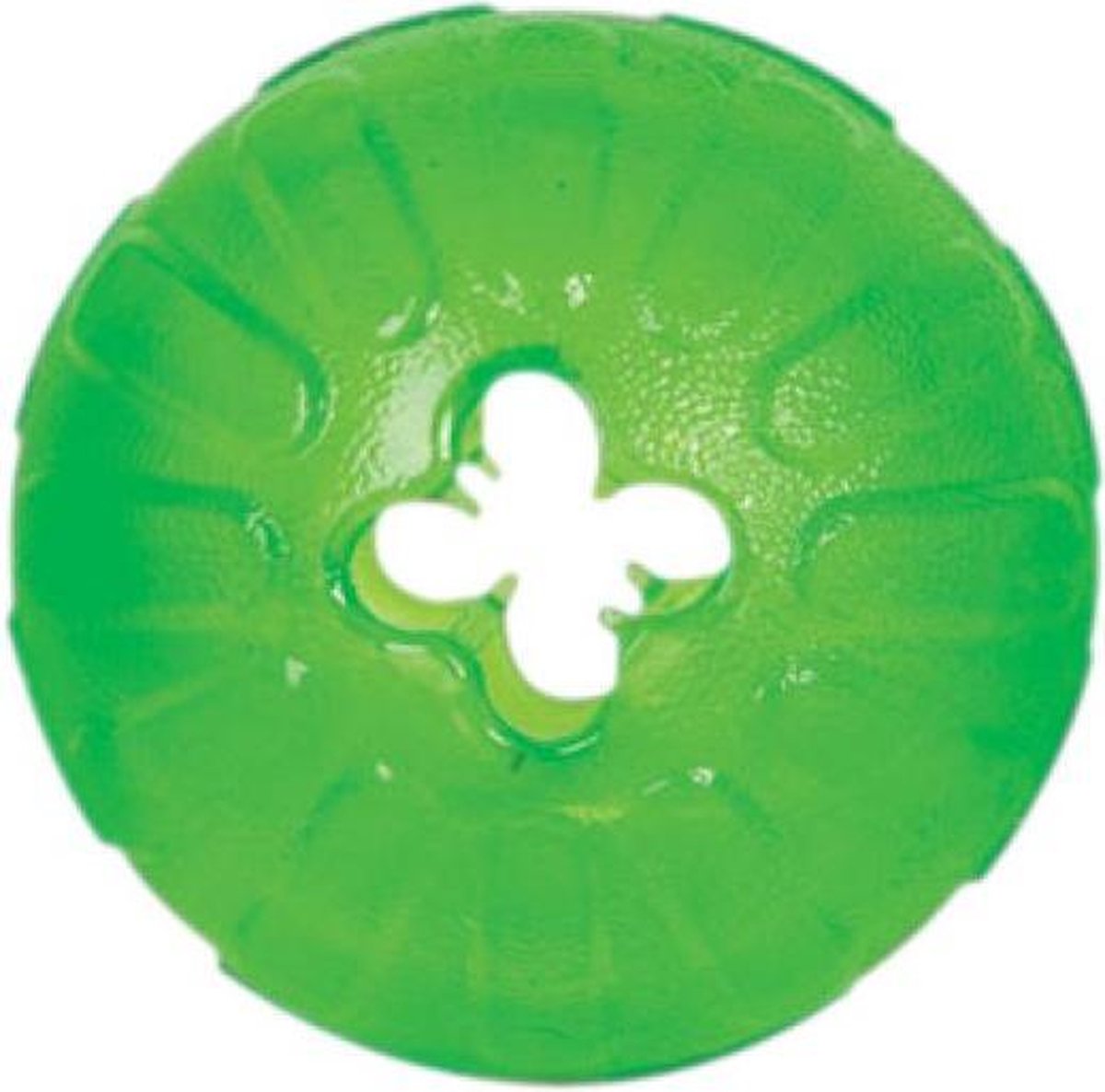 Starmark Voerbal Treat Dispensing Hond 10 Cm Rubber Groen