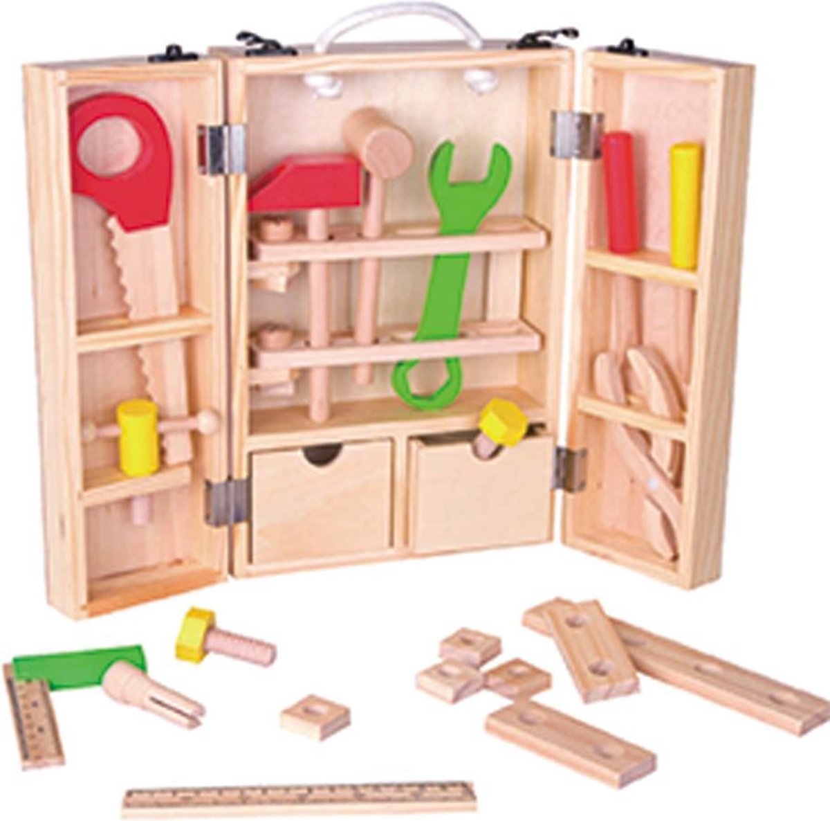 Classic World Houten Gereedschapskoffer