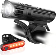 Fietslamp Led USB Oplaadbare Batterijen AA Verlichting Wielrennen - Koplamp AAA - Bartief®
