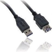 Schwaiger CK1533 531 USB-kabel 3 m USB 3.2 Gen 1 (3.1 Gen 1) USB A Zwart
