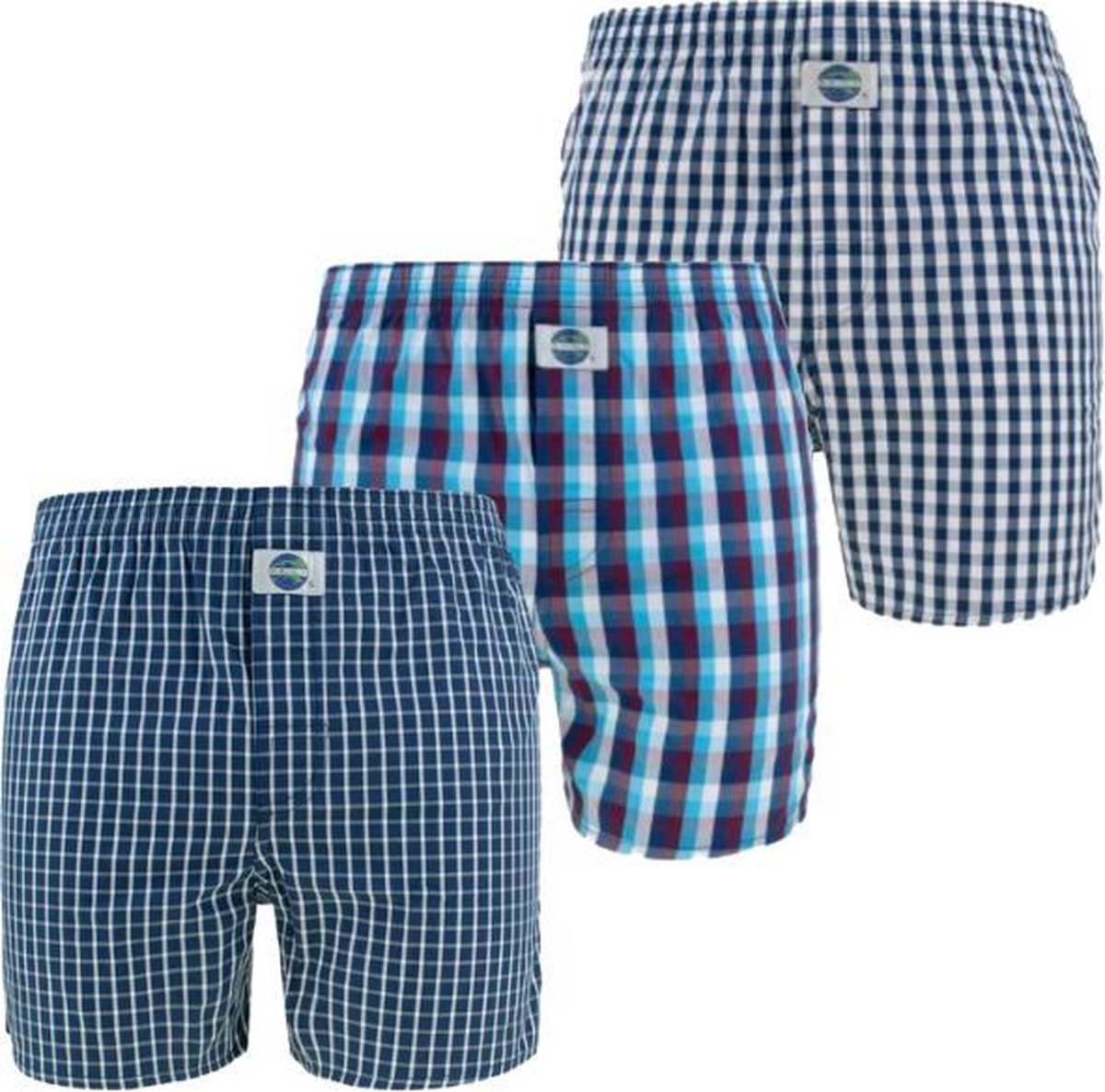 DEAL 3-pack boxershorts ruitjes
