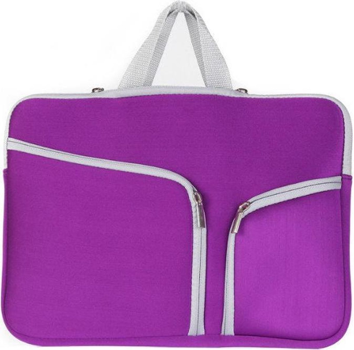 Mobigear Neopreen Laptoptas Paars voor Macbook Air / Pro 13 inch