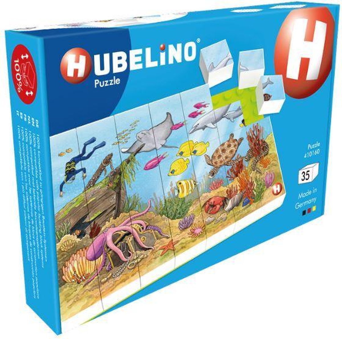 Hubelino Puzzel Onderwaterwereld Junior 26