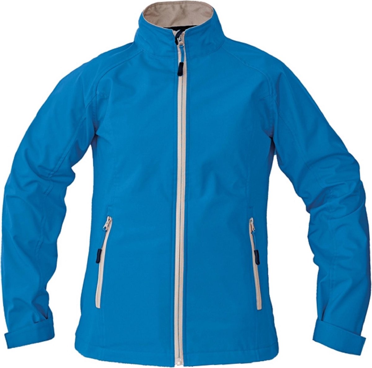 Dames softshell jack Gaula korenblauw M
