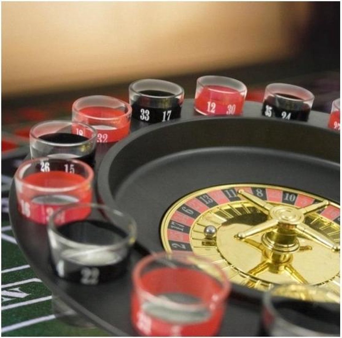 Ariko alcohol Roulette Drank Spel - Drinking Game - Shotjes Roulette - Drinking Roulette - Party Spel - Shot Roulette - Drankspel
