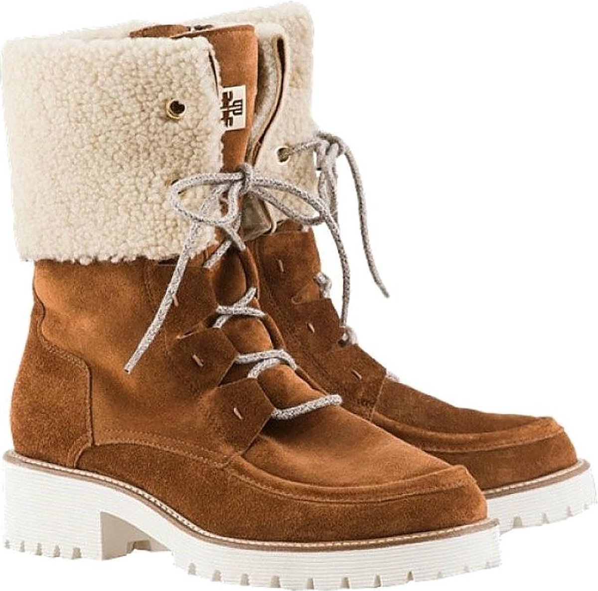 Högl Voyager 8-102442-2400 dames middellange laars - noten bruin - maat 38.5