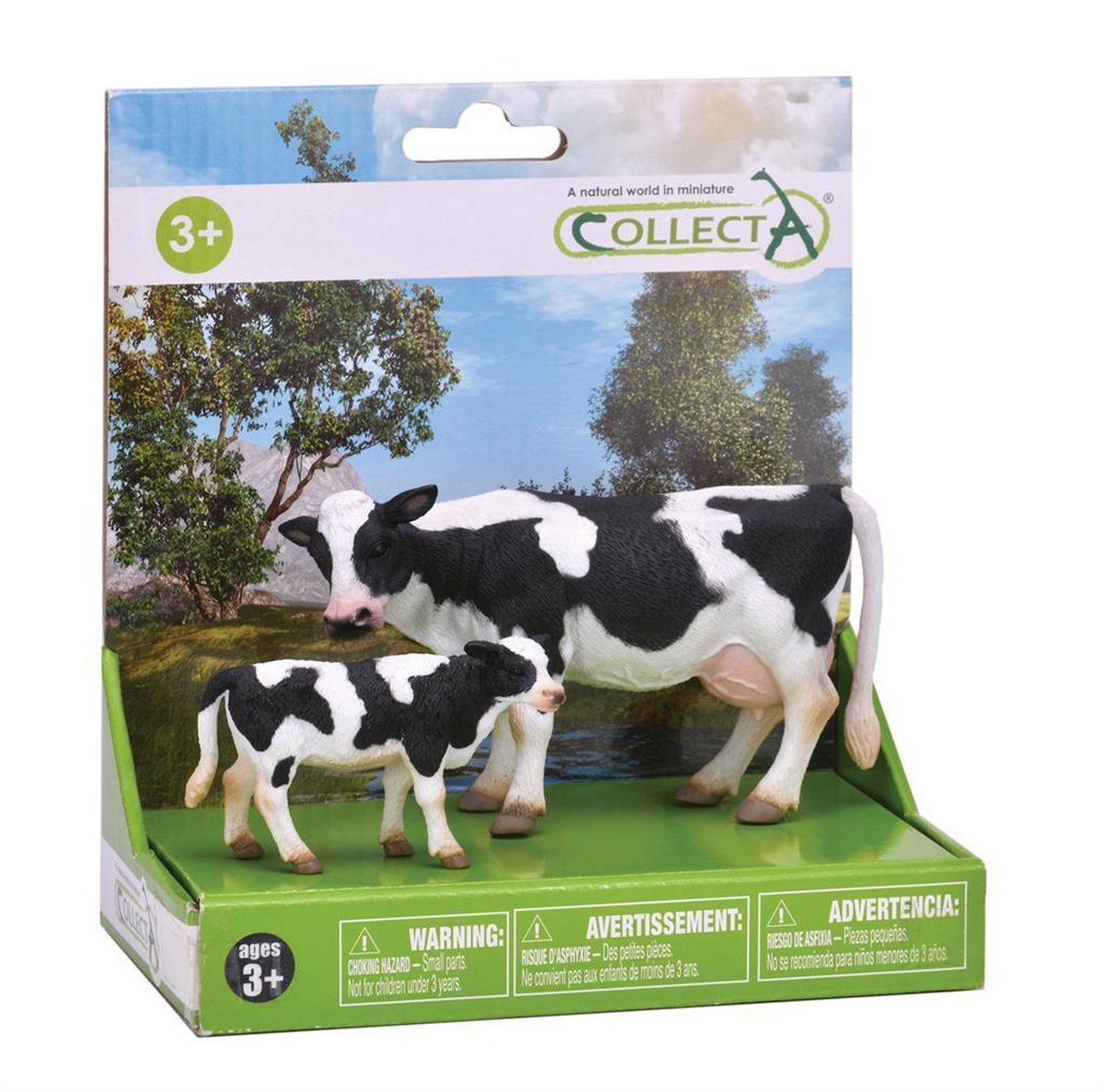 Collecta Boerderijdieren: Speelset Giftverpakking Bont 2-delig