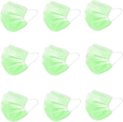 50 Groene Wegwerp Mondmaskers | 50 Gekleurde Mondkapjes | Mondkapjes Groen | 3 Laags | Hoogste Kwaliteitsgarantie